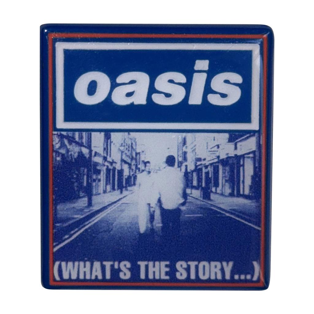 Oasis WhatÂ´s The Story Album Artwork Badge
