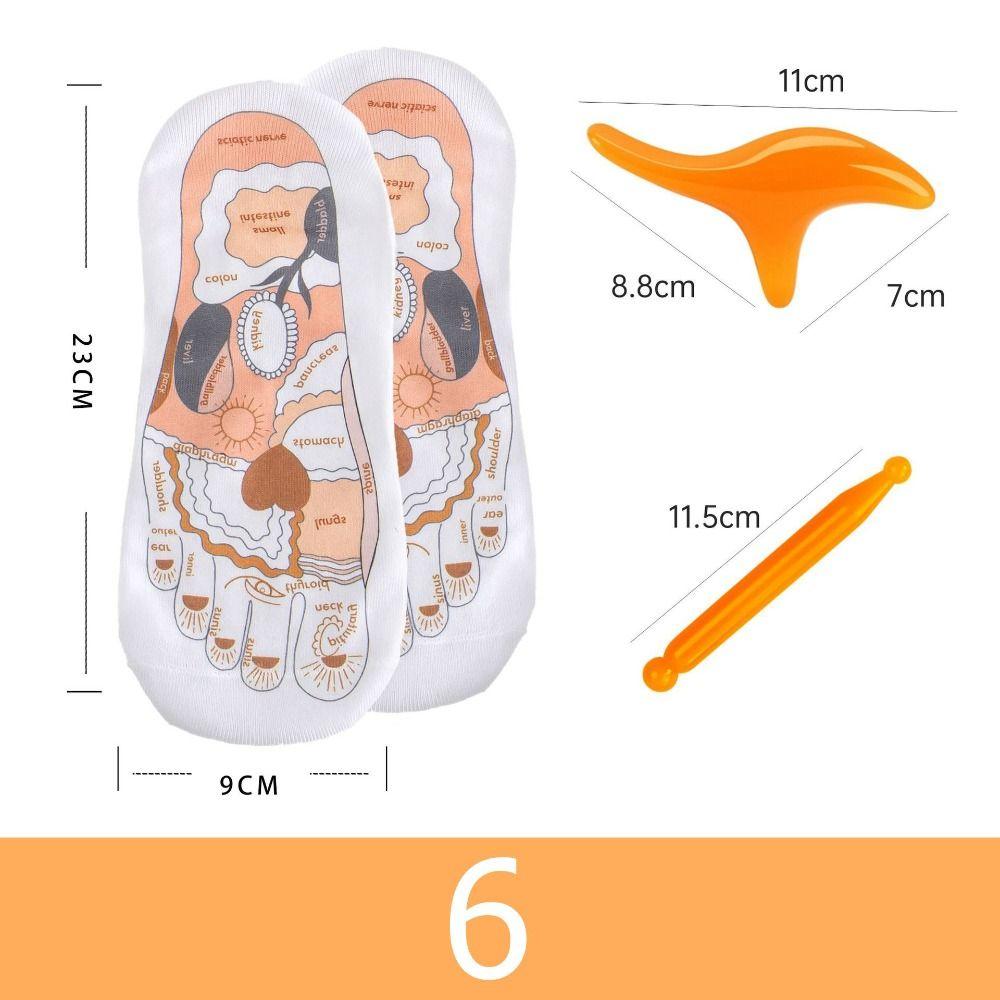 Acupoint Triangle Massager Reflexology Socks Massage Stick Acupuncture Reflexology Socks