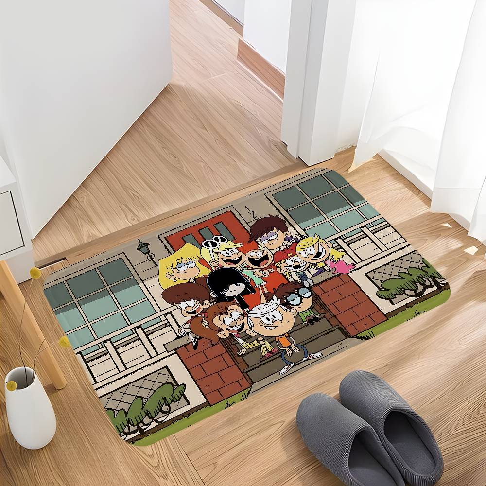 

Anime T-The Loud House Kitchen Mat Kids Room Bedroom Decoration Balcony Anti-Slip Doormat Living Room Alfombra 50x80cm