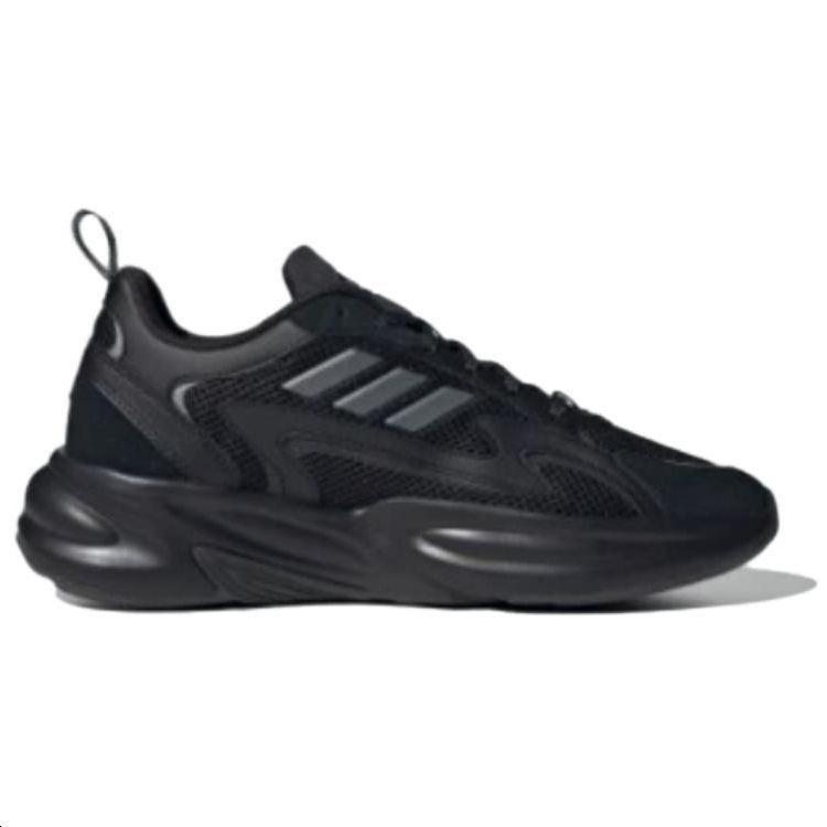 Adidas Ozwave Comfortable Thick Sole Low Top Dad Shoes Unisex Sneakers Black JI1585