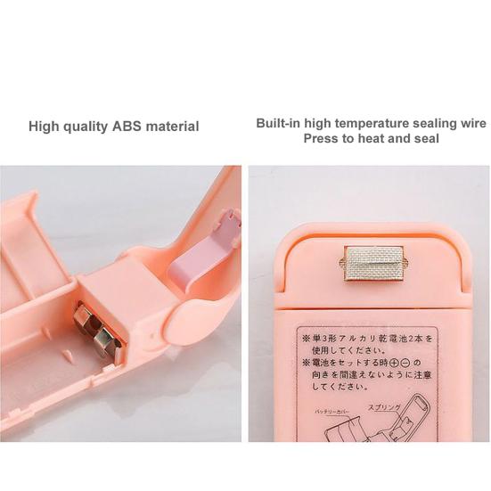 Heat Bag Easy Sealer Effective to Use ABS Mini Bag Sealer for Household