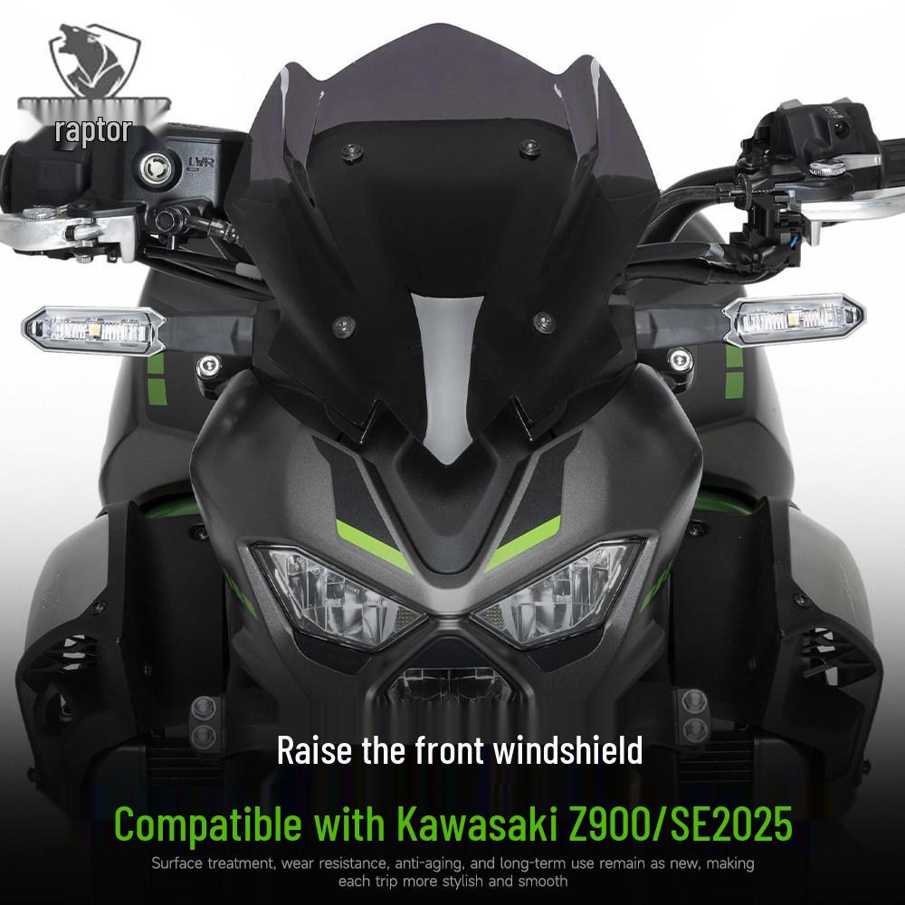 Kawasaki Z900/Z900SE Windshield & Air Deflector Upgrades (Models 25-26) for Cross-Border Import.