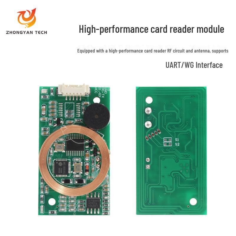 Dual-Frequency RFID Card Reader with TTL Serial and WG Interface for Access Control