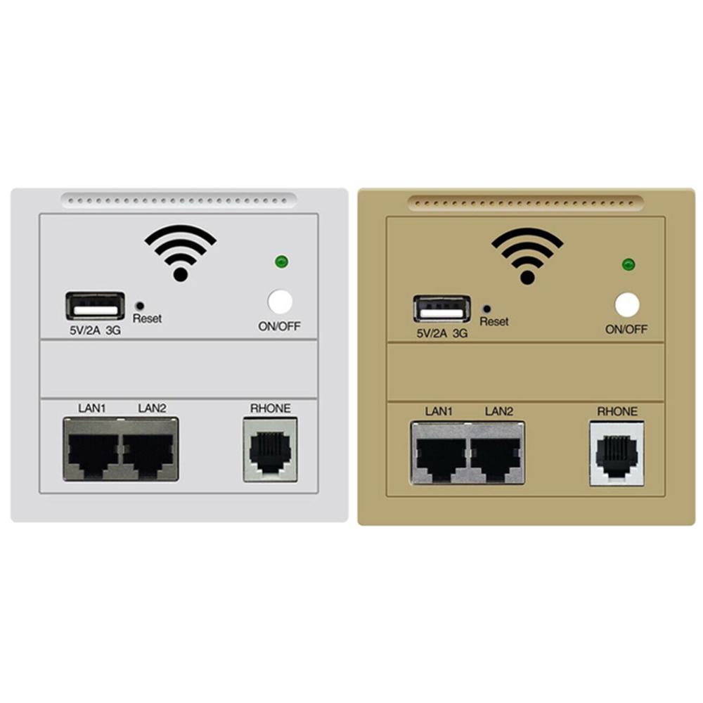 Buy 300Mbps Wireless Access Point AP Wi-Fi Router 220V in-wall AP Wi-Fi ...