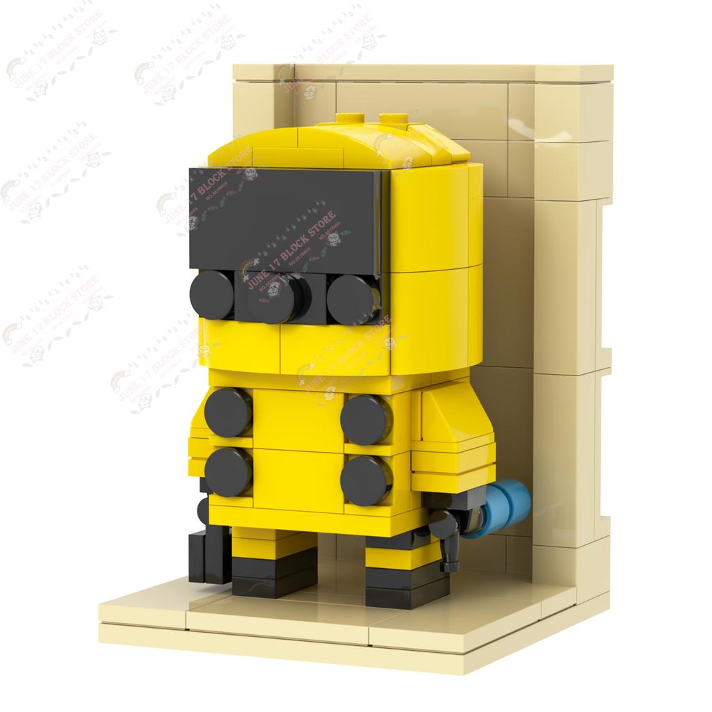 MOOXI Backroomed Horror Figuren Partystörer Fortgeschrittenes MOC Bausteine Set Erwachsene Modelle Steine Diorama Dekorationen Kinder Spielzeug