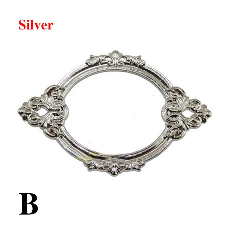 5PCs Name Card Label Frame Card Holder Antique Tags Label Holder Drawer Pull Cabinet File Vintage