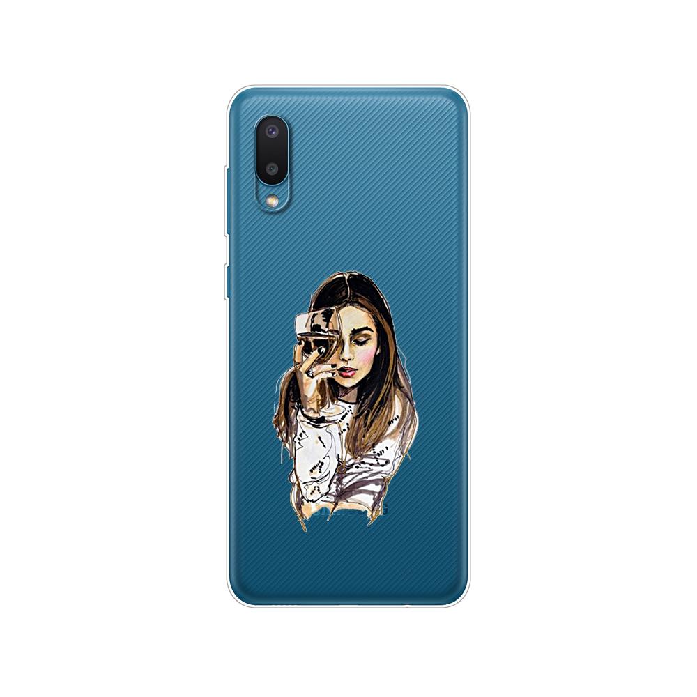 For Samsung A02 Case Soft Silicon Tpu Back Phone Cover For Samsung Galaxy A02 GalaxyA02 A 02 SM-A022G a022 Bumper 6.5inch