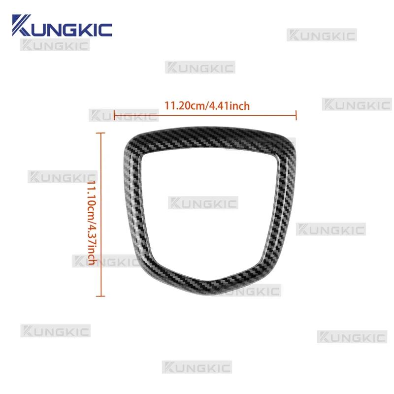 For Fiat 500 2008-2024 Abarth 595 695 2012 2013 2014 2015 2016 2017 2018 -2024 Rear Badge Frame Decoration Cover ABS Trim
