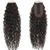 Synthetic Kinky Curly Deep Wave Hair Bundles 4PCS With Lace Closure 22-24 Inch 260g High Temperature Fiber Hair Extensions Weave