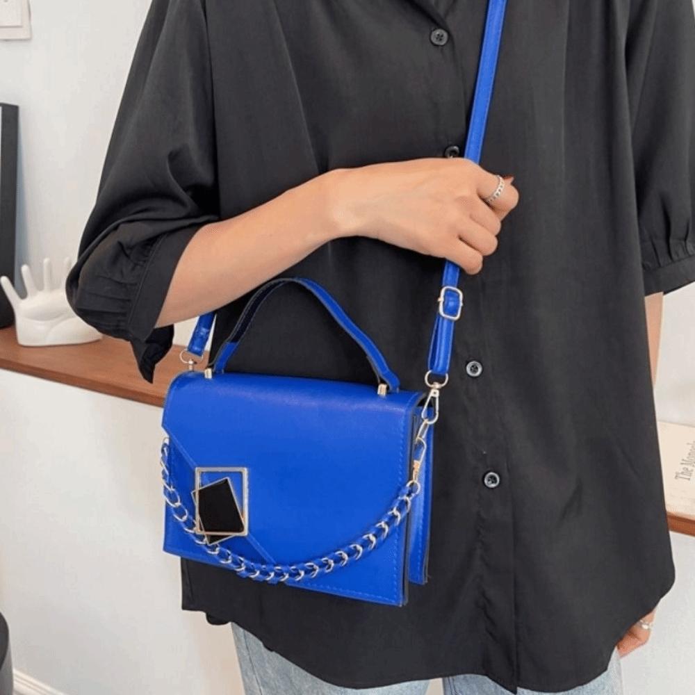 Trendy Korean Style Woman's Crossbody Bag Simple Elegant Fashion Armpit Bag Adjustable Strap Vintage PU Handbag Daily Use