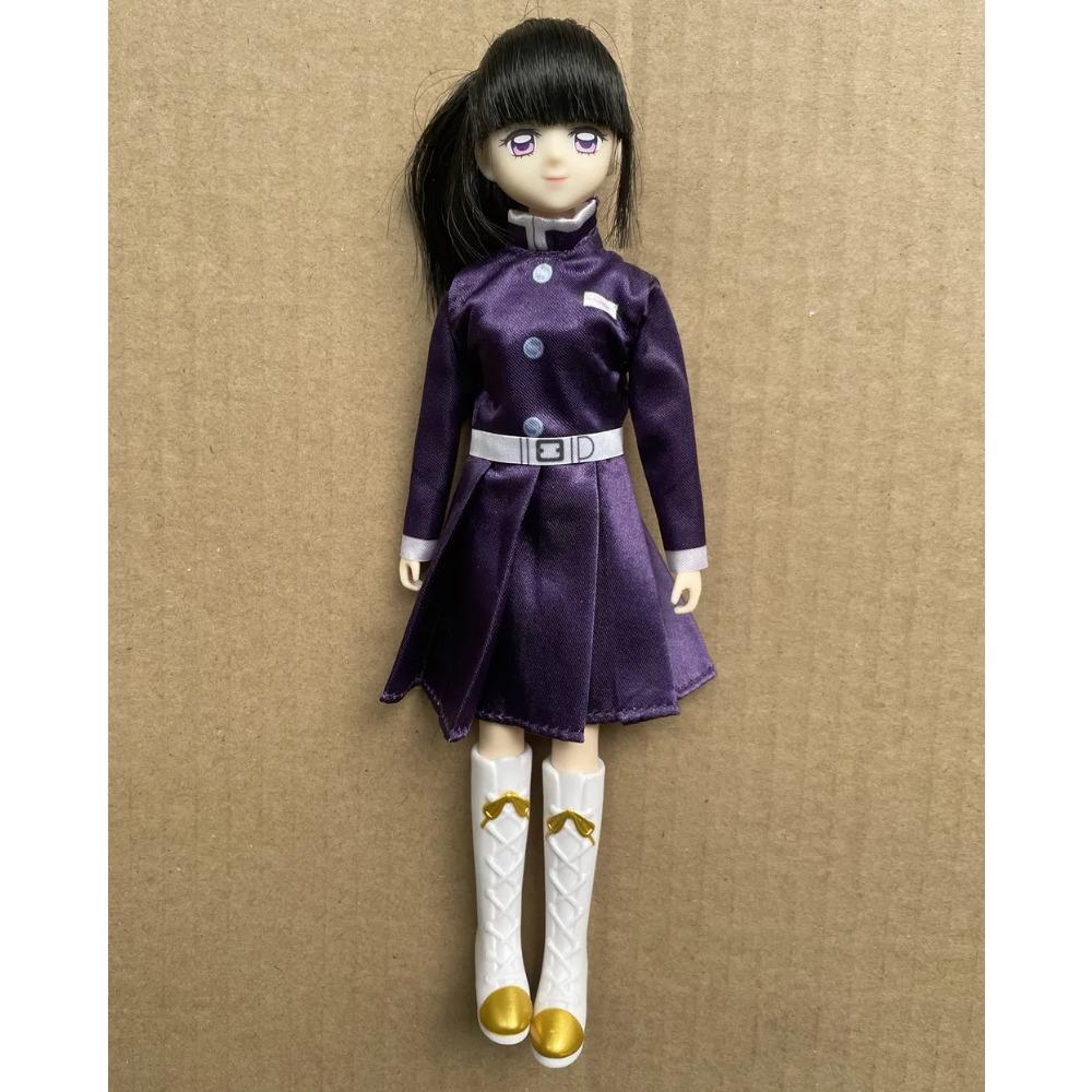 New Anime Figure Doll Blyth Licca Head Plant Hair Braid BOBO Blue Hair Toy Cartoon Doll Girls DIY Dressing Hair Toys Collections