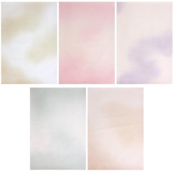 

Kobaido Kana 50 sheets 10 sheets Paper, Sagano, Half-Kaishi Size, (5 designs, each)