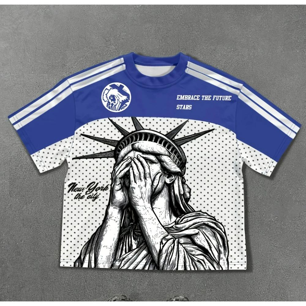 Fashion Men s T-shirt Men s Short Sleeve T-shirt Funny Printed Women s Tees Top XXS