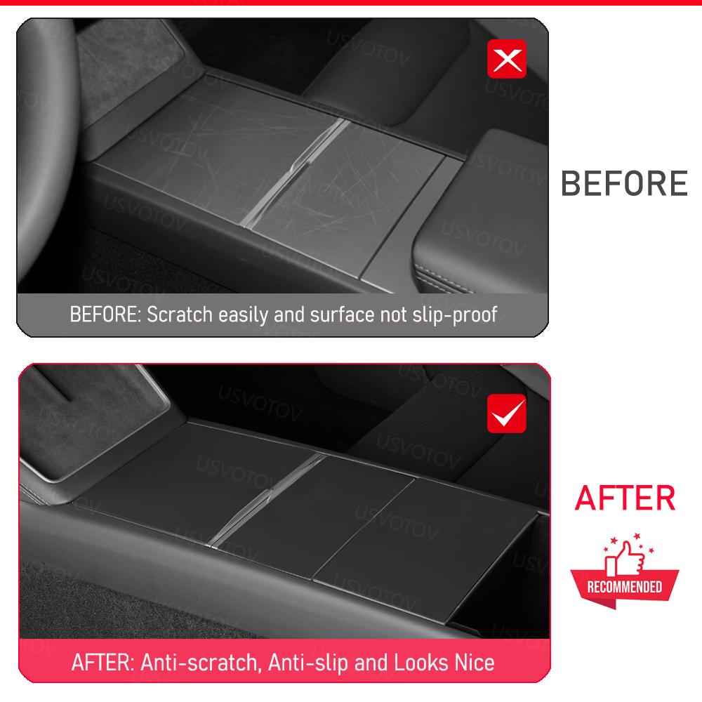 For 2025 2026 Tesla Model 3 Y YL Center Console Wrap Central Control Panel Cover Protector Accessories Electrostatic Adsorption