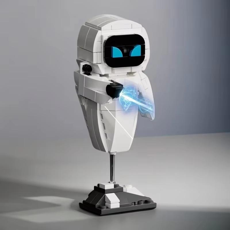 Anime Wall-E Eve Kleinteil Roboter Bausatz Actionfigur Junge Puzzle Spielzeug Baubar Keine Spezialeffekte Sammlerstück