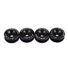 4 Pcs Bumper Washers Car Quick Release Fender Aluminum Alloy 9 Colors Available Durable (Black)