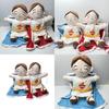 Niedliche Mädchen-Stoffpuppe mit Atmungs- und Musikfunktion für Kinder, Baby, Weiches Kissen, Geschenk