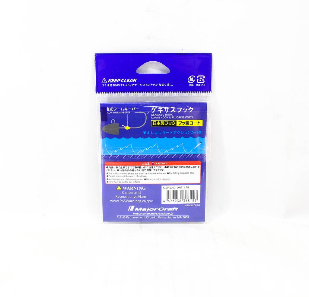 Major Craft Jigová hlavička Rock Liver Gekisasu GSHEAD-DRT-1.75g 5/balení (8153)