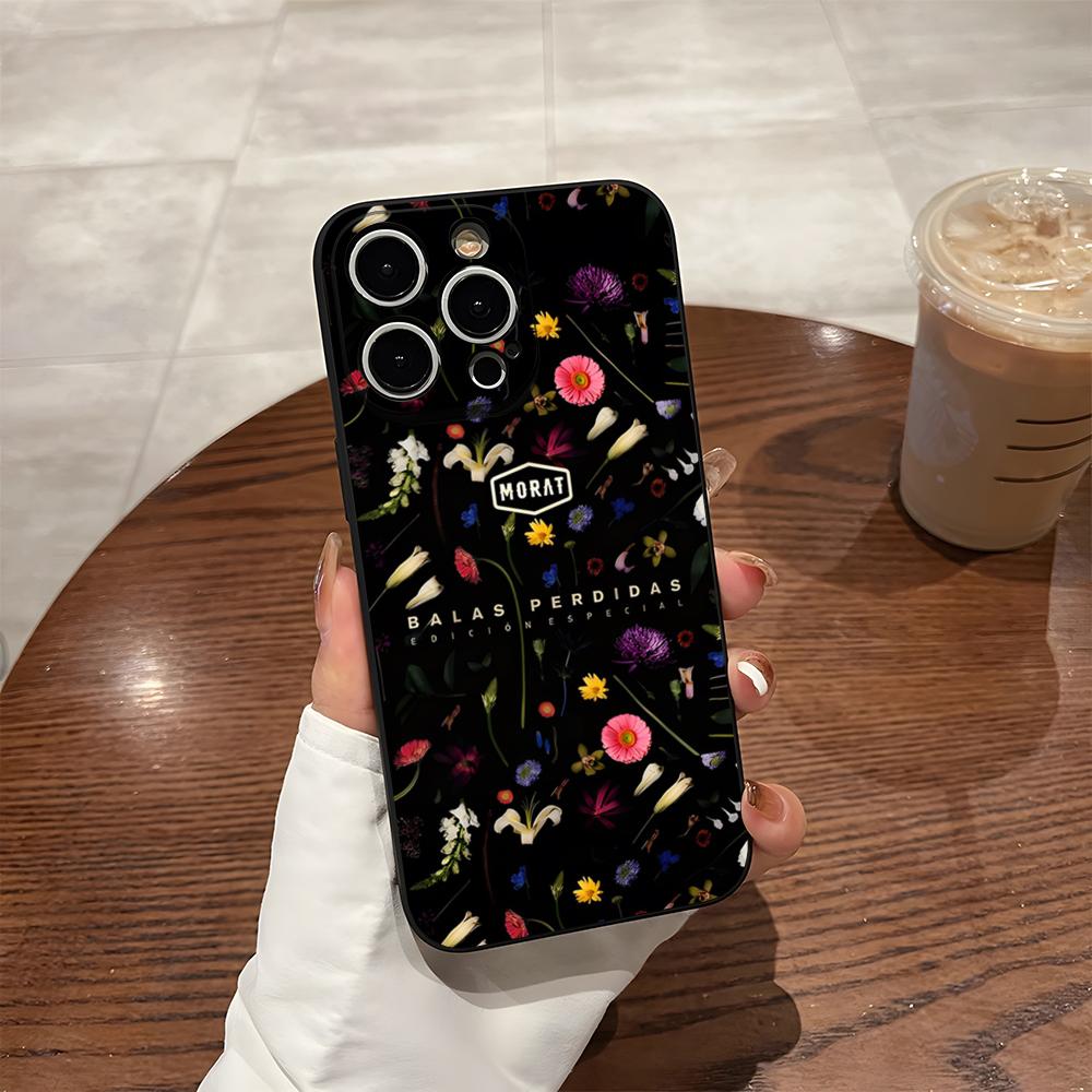 Rock Band Morat Balas Perdidas Telefoonhoesje Voor Iphone 16 Pro Max 15 Pro 14 Plus 13 11 12 Xr X Xs 7 8 Plus Se 2020 Achterkant