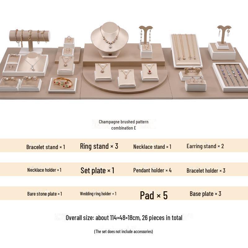 Jade Jewelry Display Stand for Earrings, Necklaces, and Bracelets