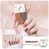 New Twin Iridescent Glitter Nail Polish Set - No-Bake, Non-Peel Transparent Oil-Based Formula with Two Colors