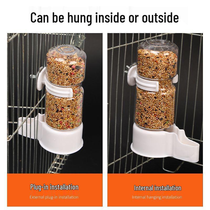 Automatic Bird Water & Food Dispenser for Parrots and Quails