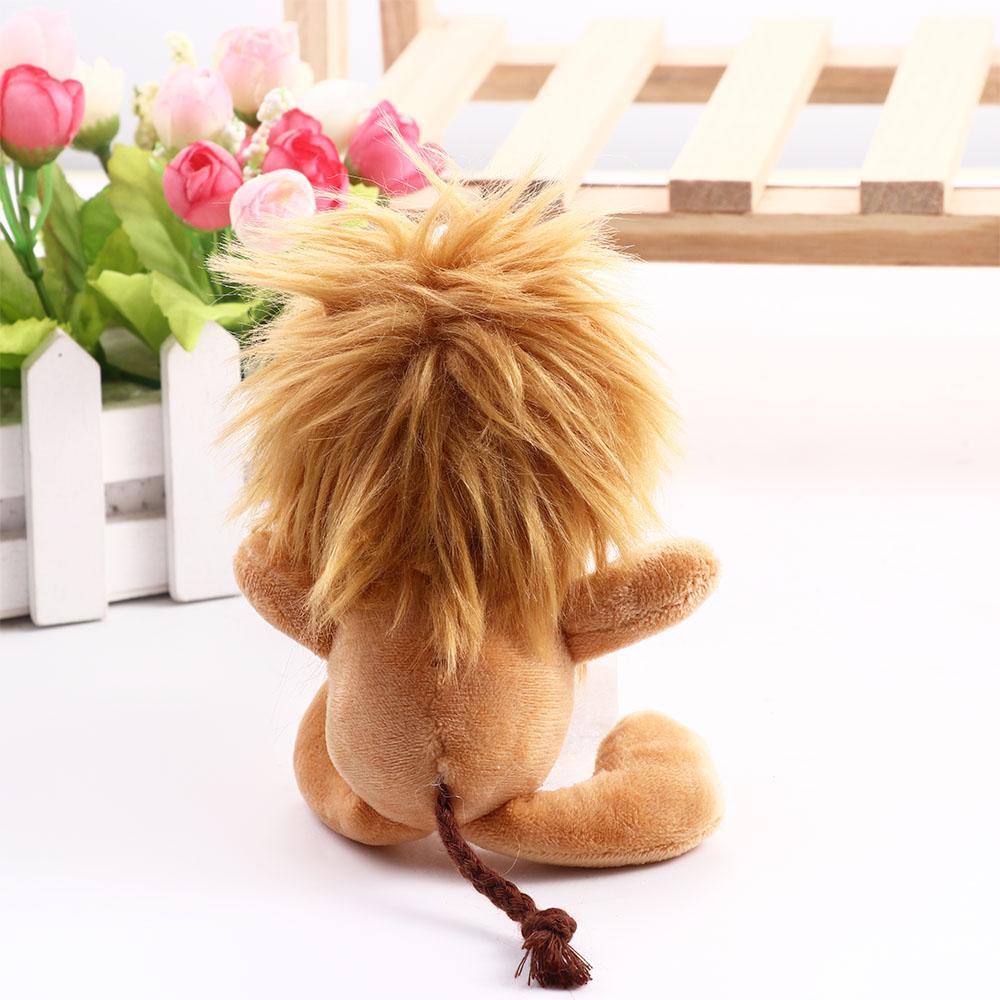 Kids Toy Key Ring Car Keyring Key Chain Jewelry Plush Keychain Plush Doll Keychain Little Lion Doll