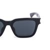 Saint Laurent Full Frame Design Metal Resin Acetate Rectangular Sunglasses Unisex sunglasses Black 822253Y99671033