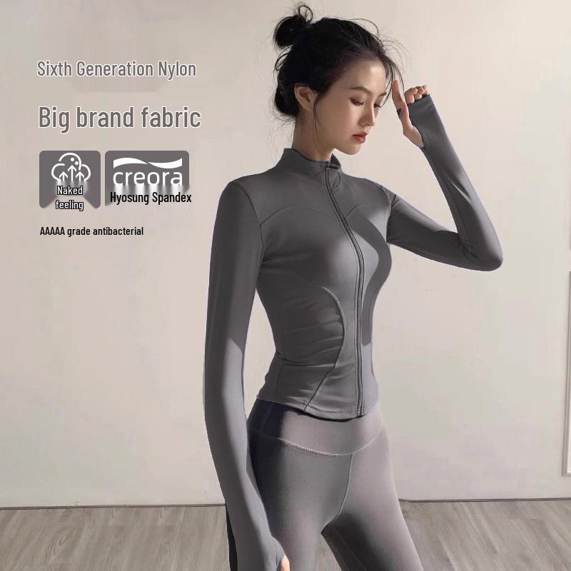Women's Quick-Dry UV Protection Yoga Jacket for Running & Outdoor Fitness