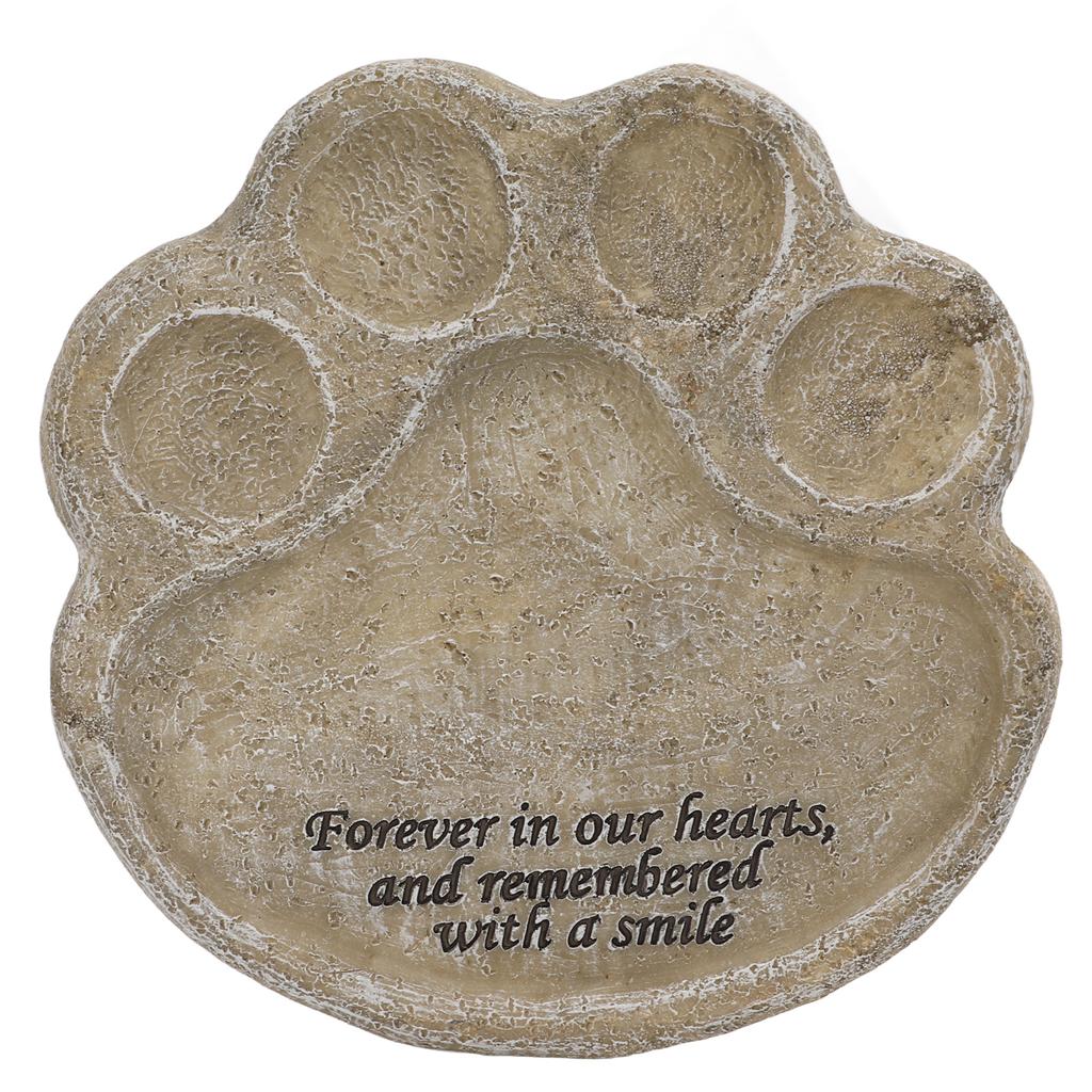 Pet Memorial Stone Synthetic Resin Weatherproof Pet Tombstone for Died Pets Outdoor