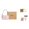 Coach Nolita 19 Classic Logo Metal Hardware Faux Leather Shoulder Bag Small Women Shoulder Bag Blush CW426-IMPO