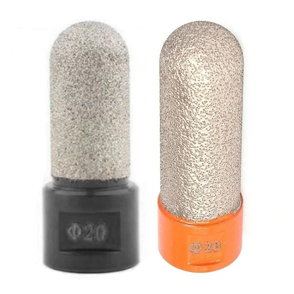 20mm Carbide Head Tile Grinding Tools Vacuum Brazed Mill 3-in-1 Functionality