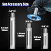 ABIY Angle Grinder Extension Shaft Connecting Rod, Angle Grinder Attachments With 5/8Inch-11 Threads, 3, 4 & 5.5 Inch