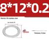 304 Stainless Steel Ultra-Thin Flat Washers - Available in Thickness: 0.1mm, 0.2mm, 0.3mm, 0.5mm
