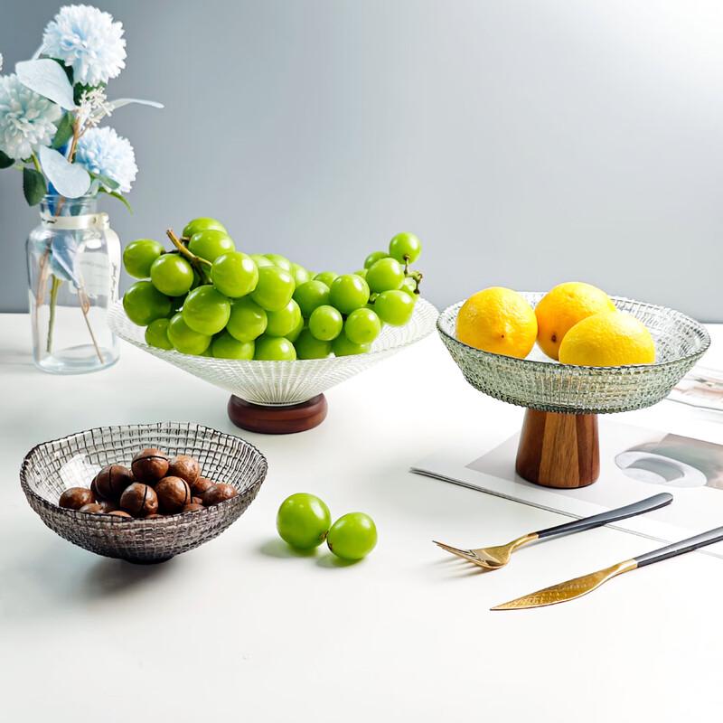 Luxury New Chinese Style Glass Fruit Plate