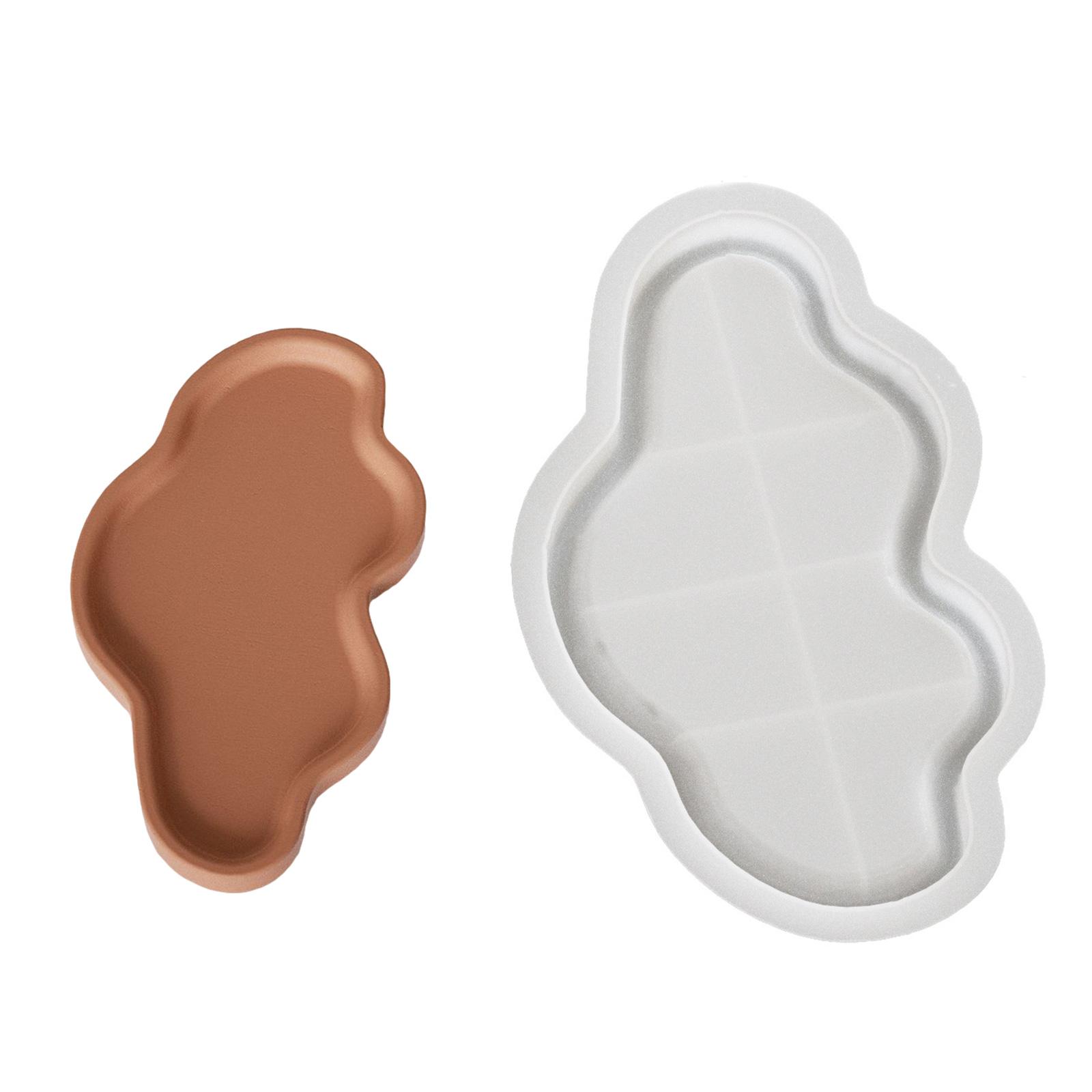 

Большие овальные прочные силиконовые формы для подносов из смолы и бетона, товары для рукоделия, украшения дома, касты для посуды, ежедневное использование T1