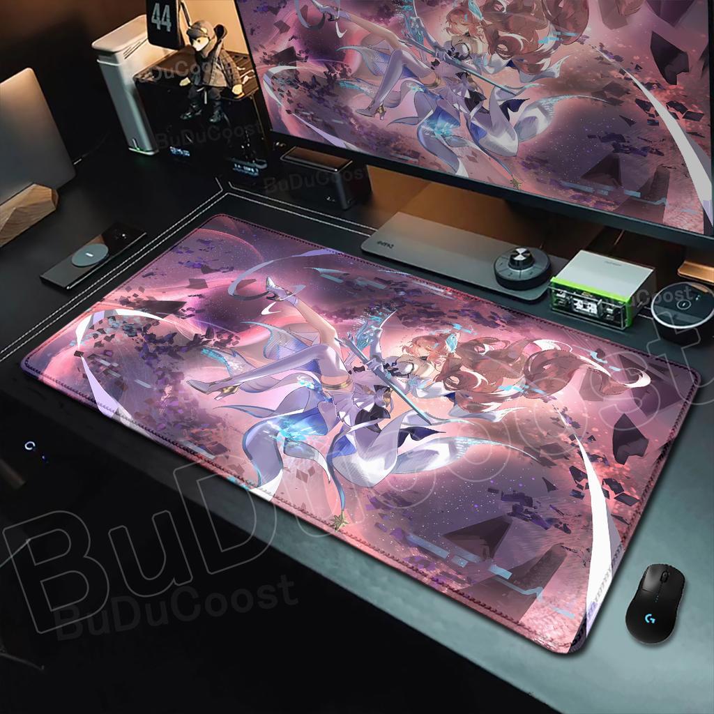 Wuthering Waves Mouse Carpet Aemeath Mause Pad Gamer Keyboard Mat Pads Mornye Protector Laptops Large Mousepad Cartoon Desk Mats