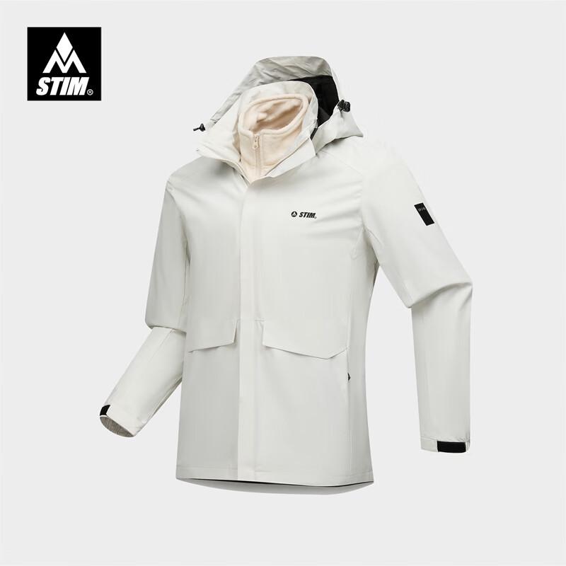 STIM Men s 3-in-1 Waterproof Windproof Fleece Jacket L
