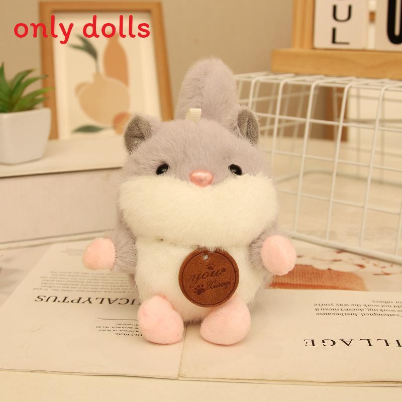 Eichhörnchen Plüsch Schlüsselanhänger Für Mädchen Jungen Niedliches Tier Cartoon Zubehör Für Schultaschen