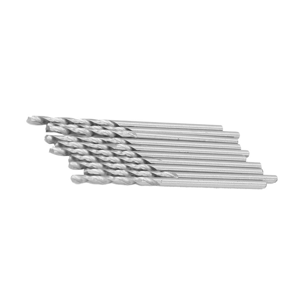 10pcs High-Speed Steel Twist Drill Bits 1.3mm Diameter Micro Drill Bits For Jewelry Making