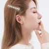 Women'S Bow Side Hairpin Rhinestone Bangs Clip Girl Imitation Crystal Hairpin Broken Hair Duckbill Clip Hair Accessories