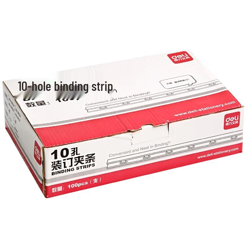 Deli 10-Hole Comb Binding Strips