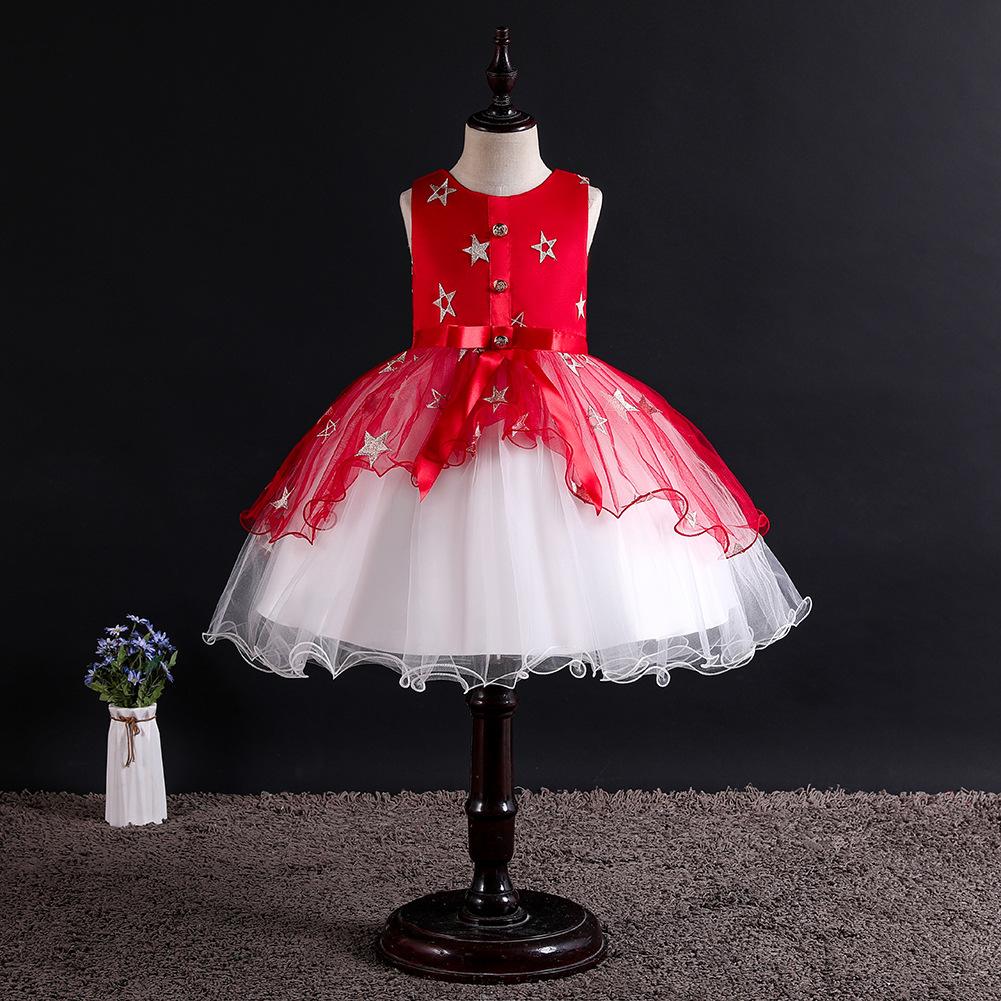 Dětské Dětské Princeznovské Šaty Sukně Dívčí Nepravidelná Síťovaná Tylová Tutu Červen 1 Dívčí Vystoupení