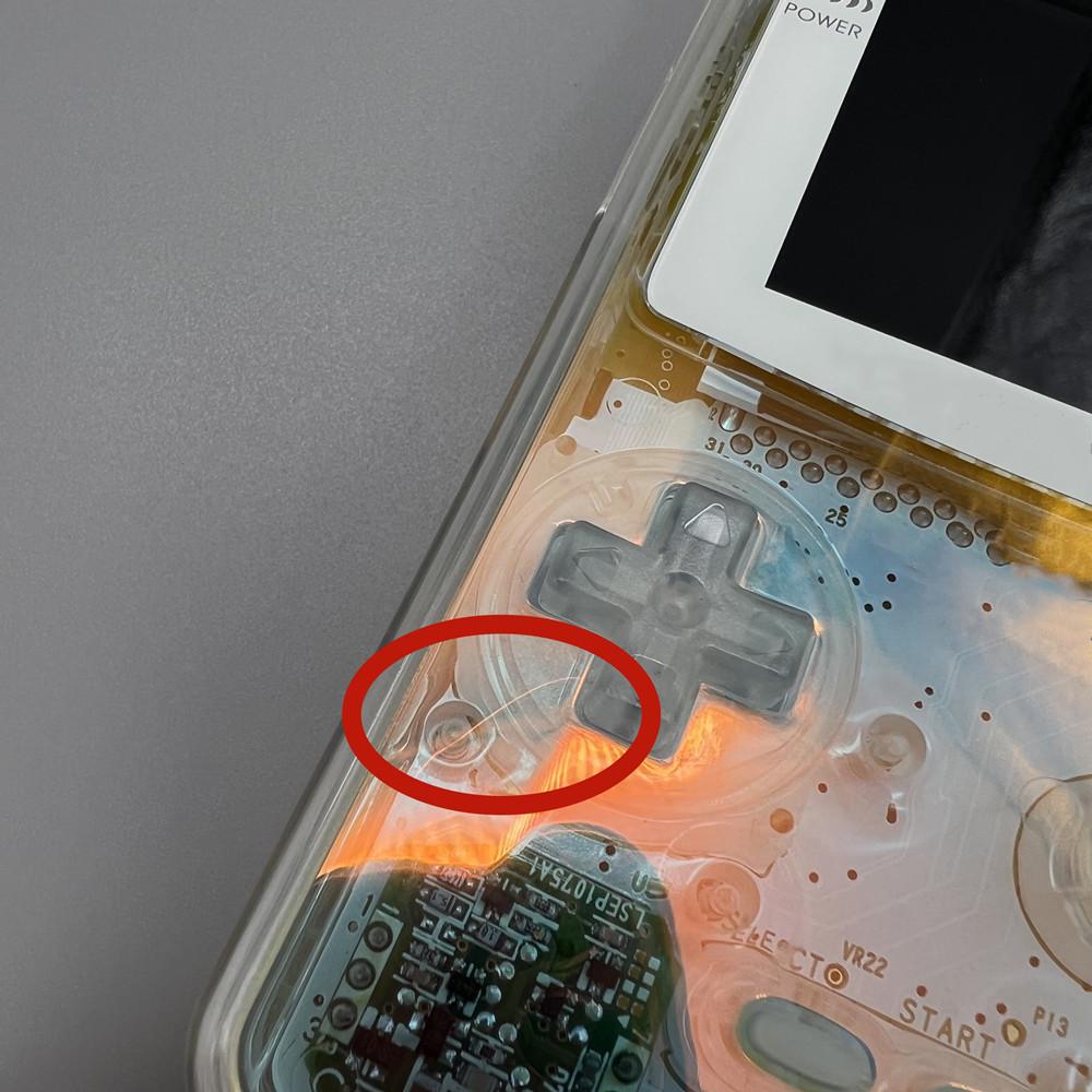 2,6-Zoll Originalgröße IPS Hochhelligkeits-LCD-Bildschirm-Kits für Gameboy Pocket GBP LCD-Sets Unterstützt mehrere Anzeigestile