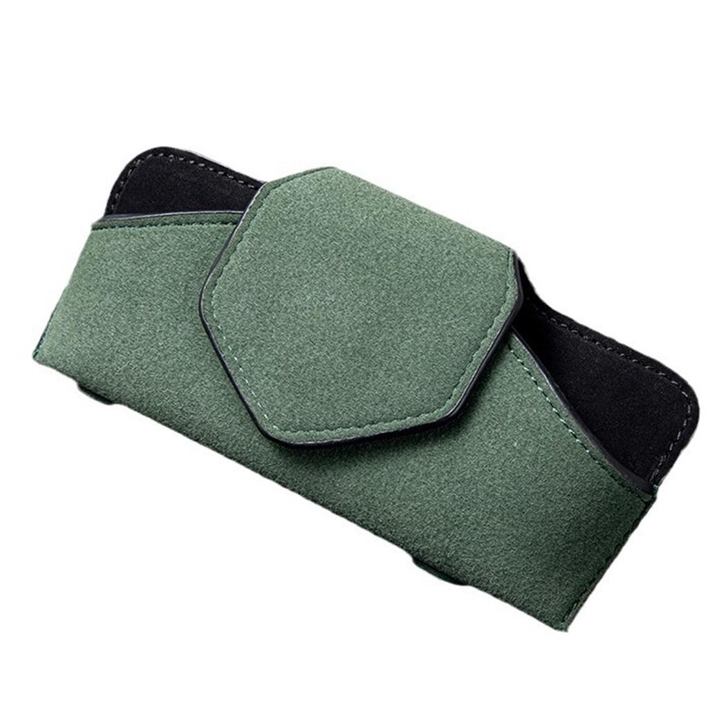 Car Glasses Case Universal Fit Vehicle Storage Solution Sunglasses Holder Adjustable Sun Visor Clip For Travel Essential Road