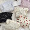 Small Floral Summer New Portable Skin Care Product Storage Bag Travel Toilet Bag Canvas Square Bag Clutch Bag