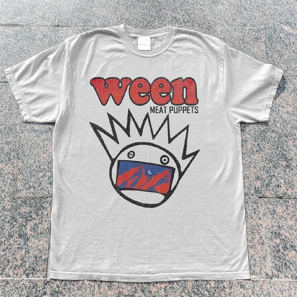 Ween Fleischpuppen Unisex Weißes Baumwoll-T-Shirt