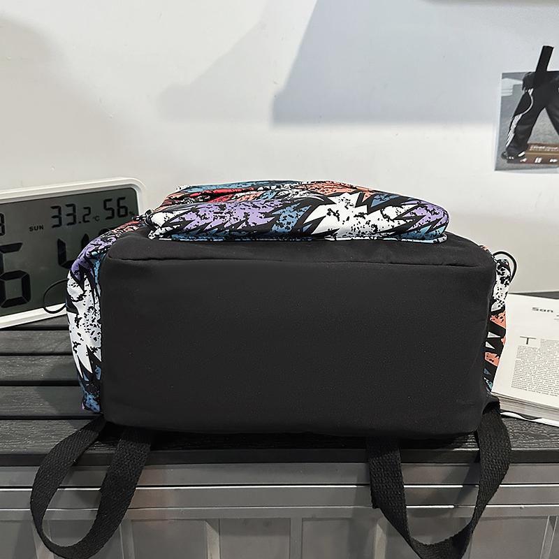 Outdoor Sports Backpack Geometric Backpack Student Schoolbag