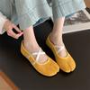 Fashion IPPEUM Tabi Sneakers Ballerina Shoes Women 2025 New Split Toe Ballet Flats