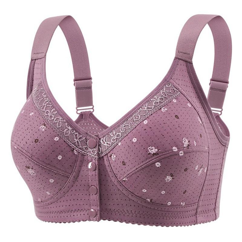 

Women Adjustable Straps Front-closure Bra 3XL